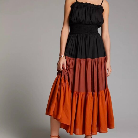 Aletha Tiered Midi Dress - Picture 1 of 3